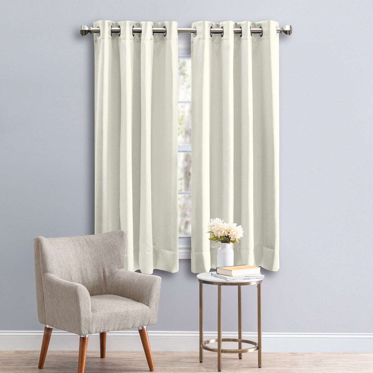 Ultimate Blackout 36-inch Short Length Grommet Curtain Panel - 56w x 36l