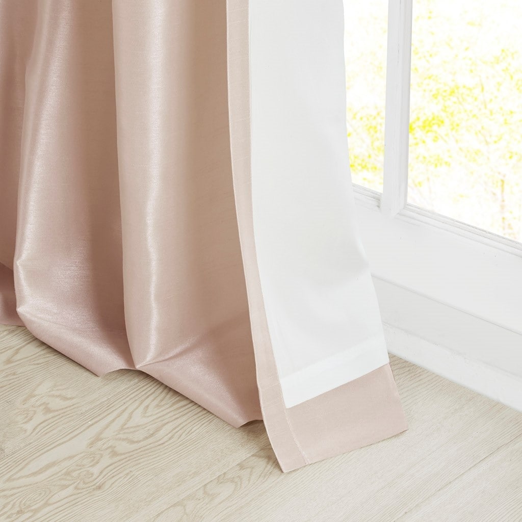 Twist Tab Lined Window Curtain Panel