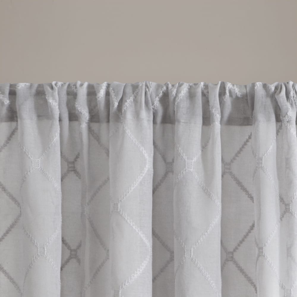 Diamond Sheer Curtains