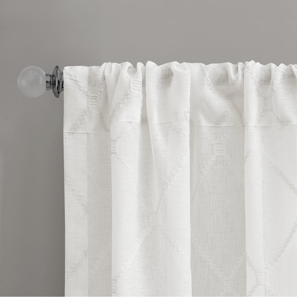 Diamond Sheer Curtains