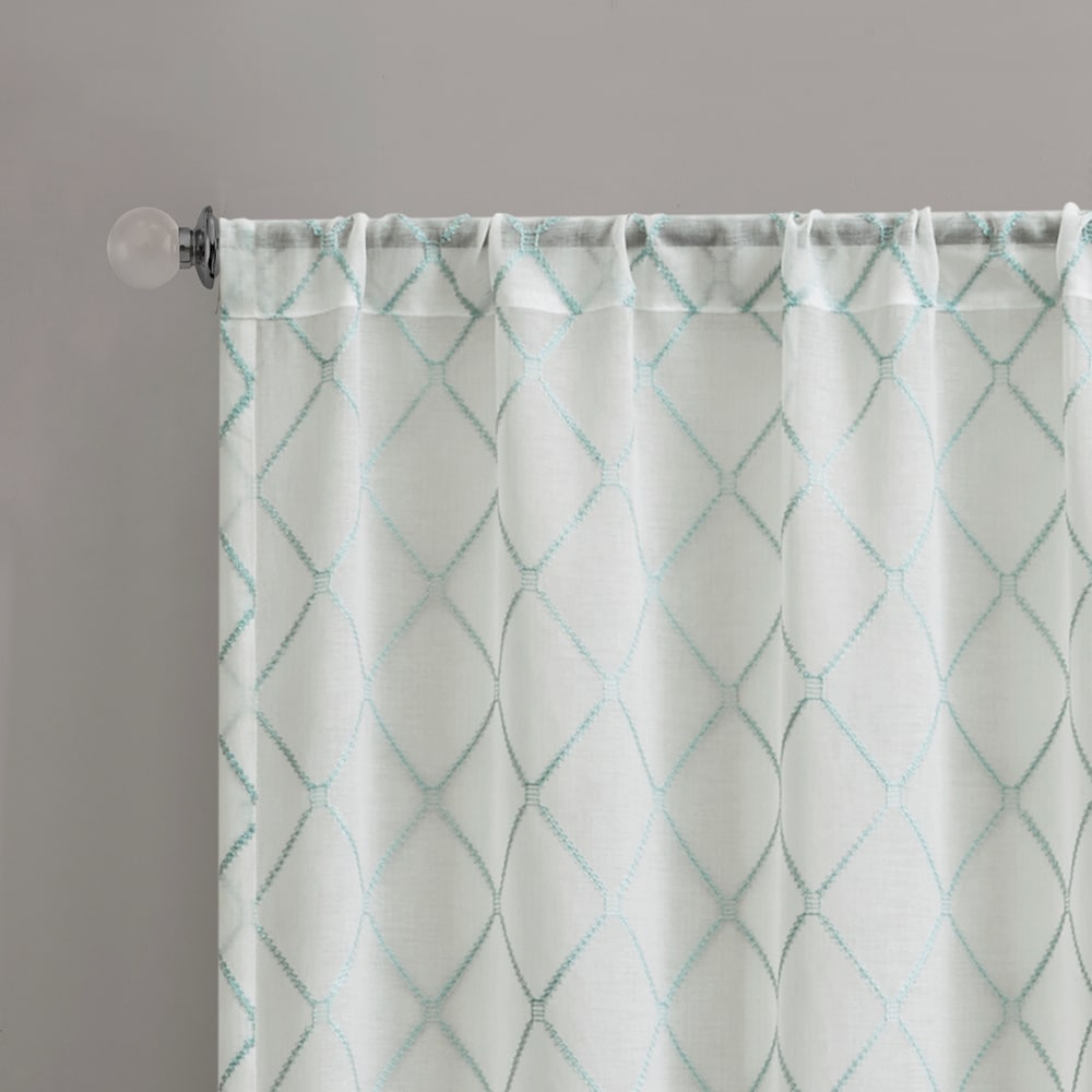 Diamond Sheer Curtains