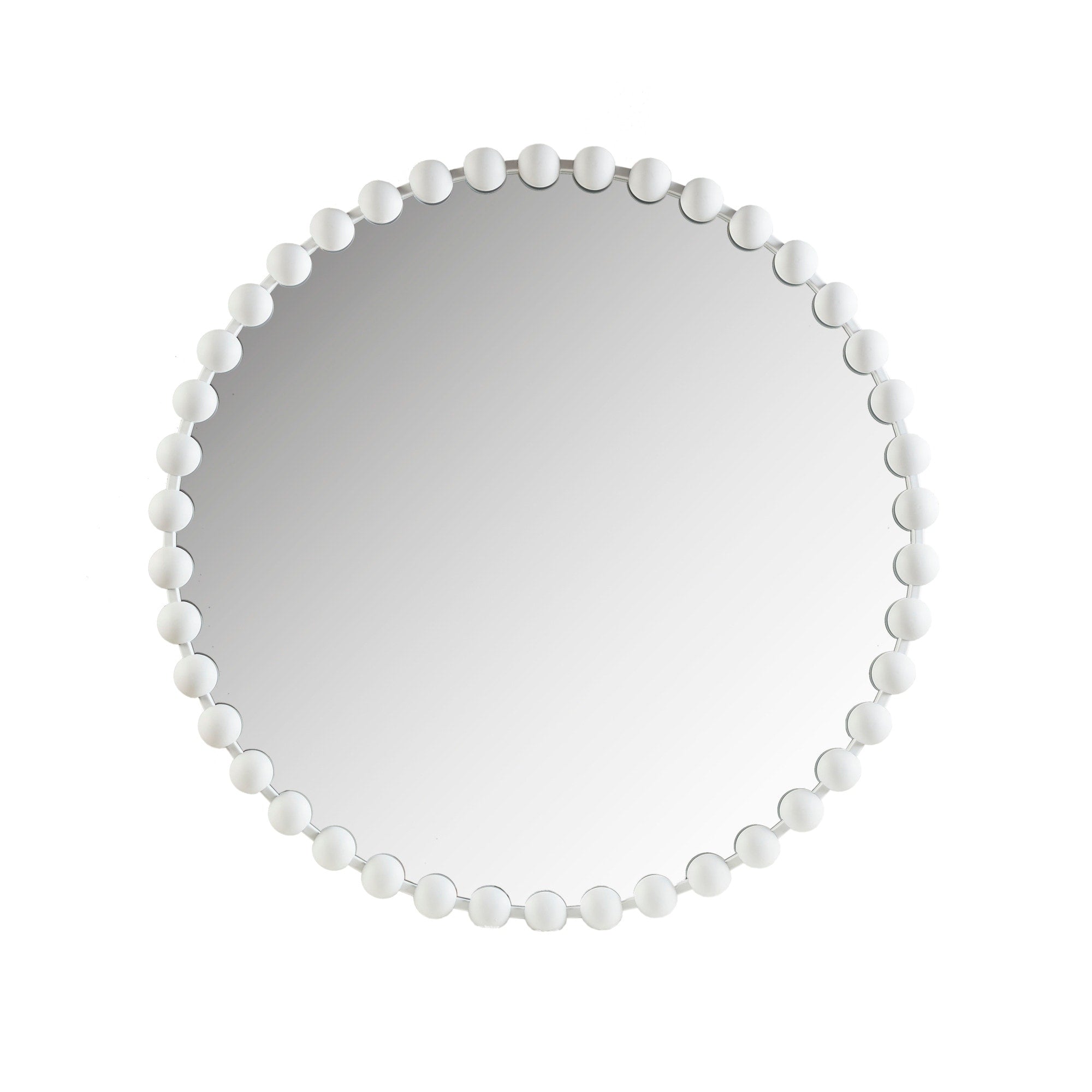 Madison Park Signature Marlowe Beaded Round Wall Mirror