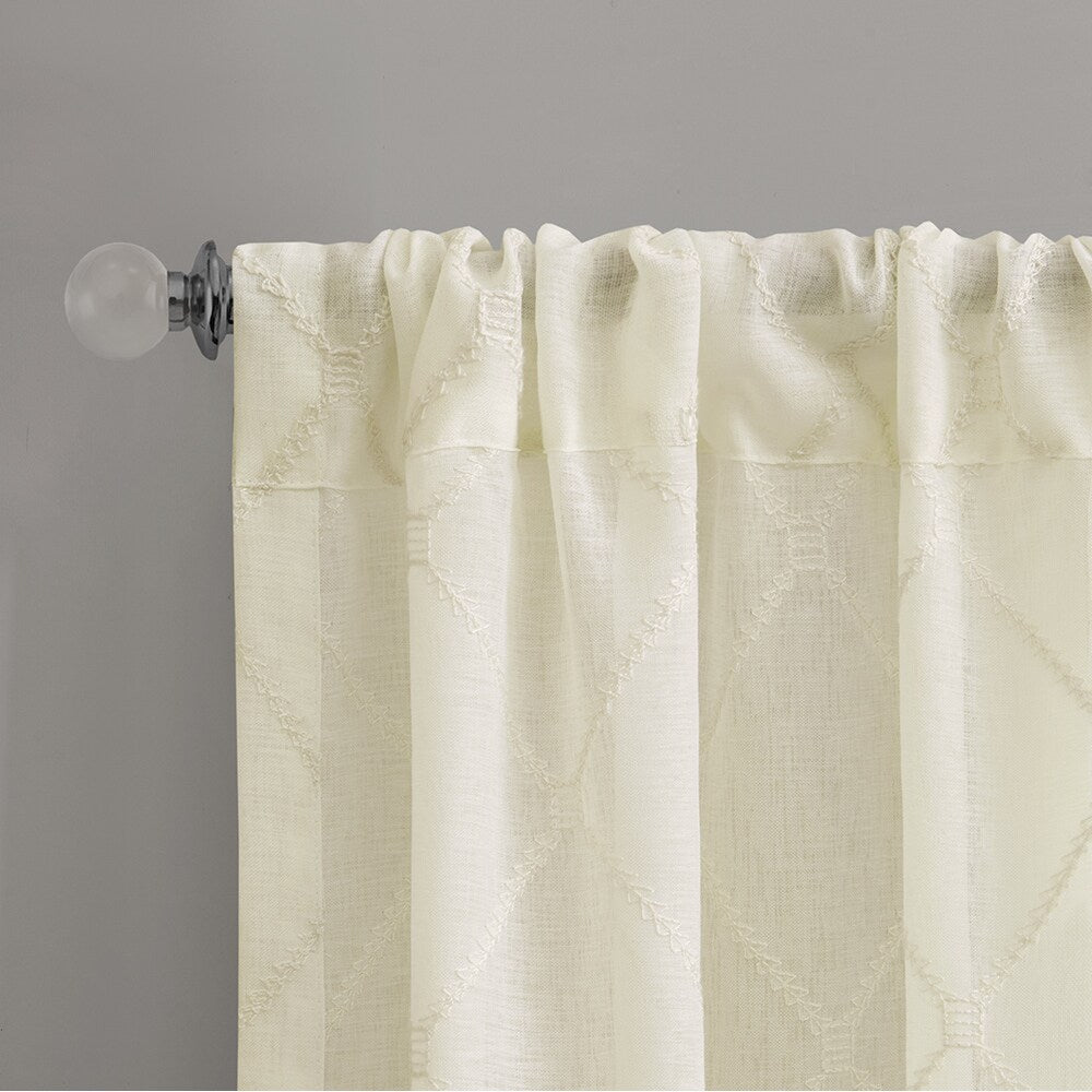 Diamond Sheer Curtains