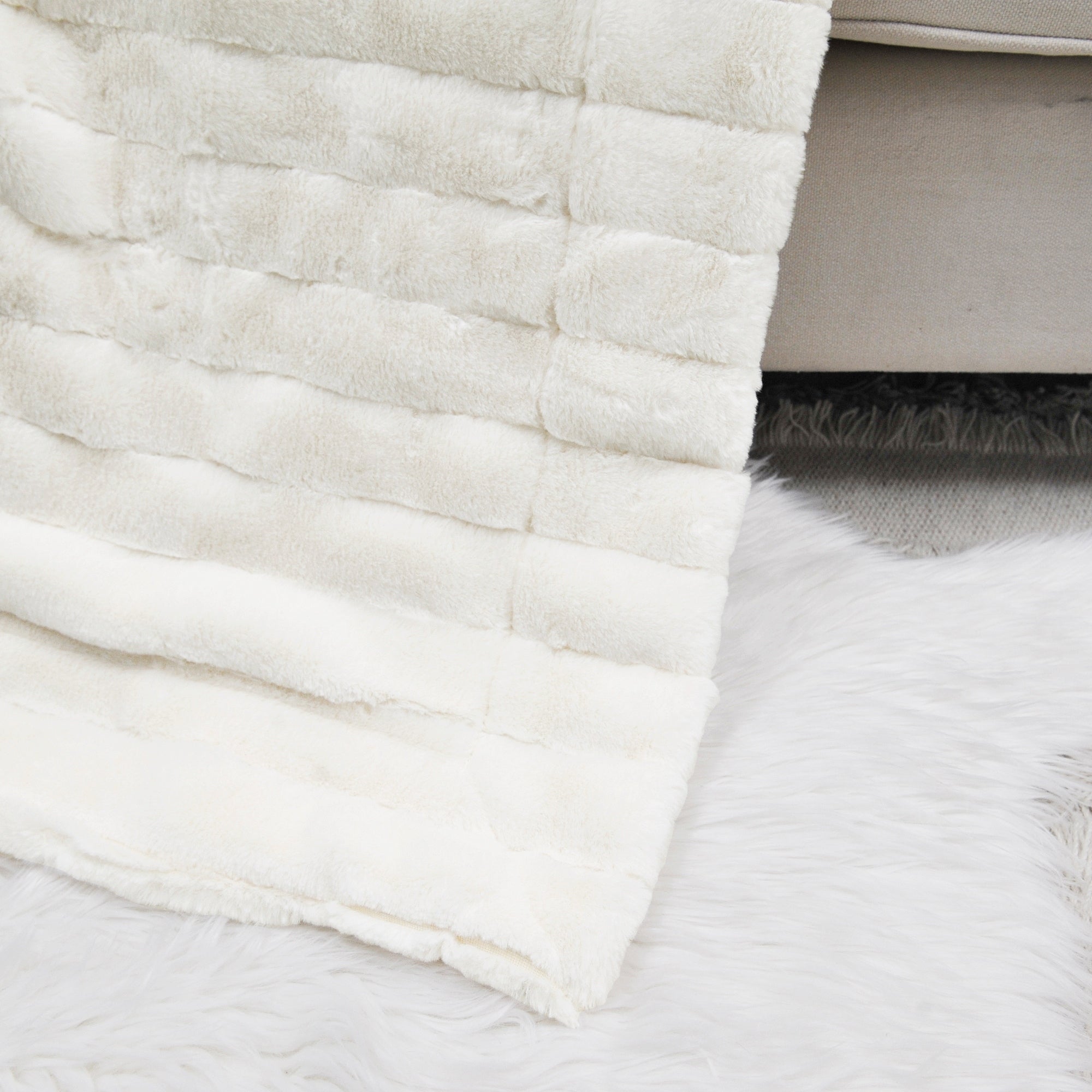 Solid Color SuperMink FauxFur Throw