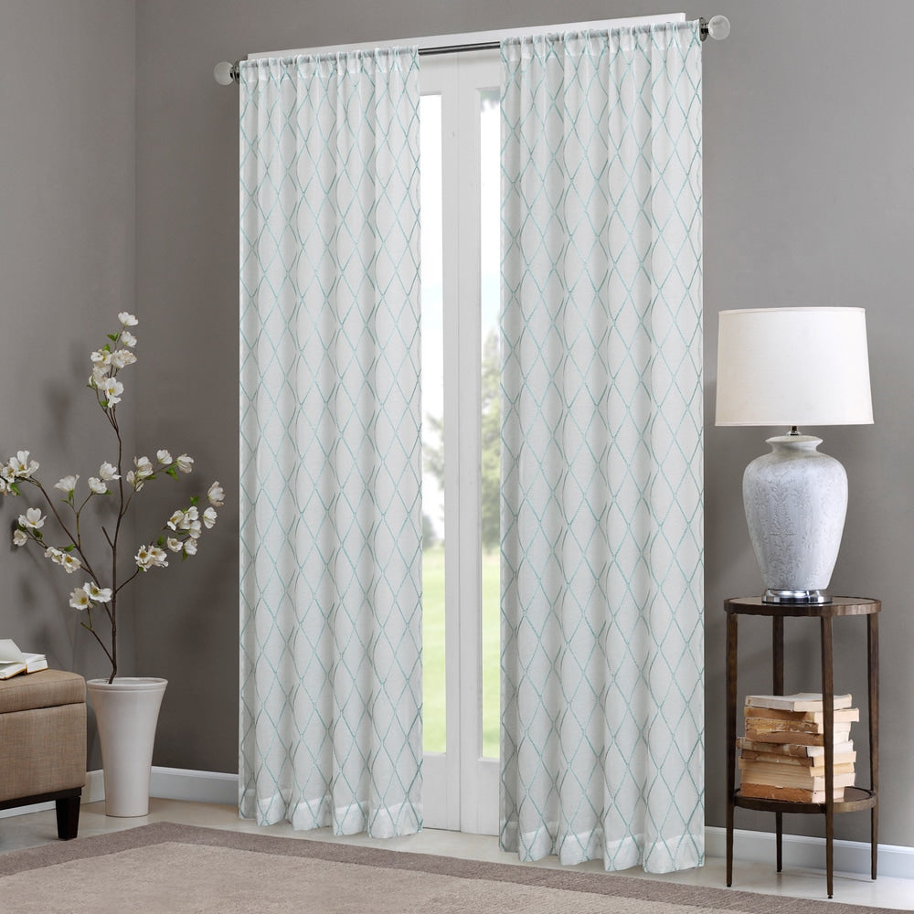 Diamond Sheer Curtains