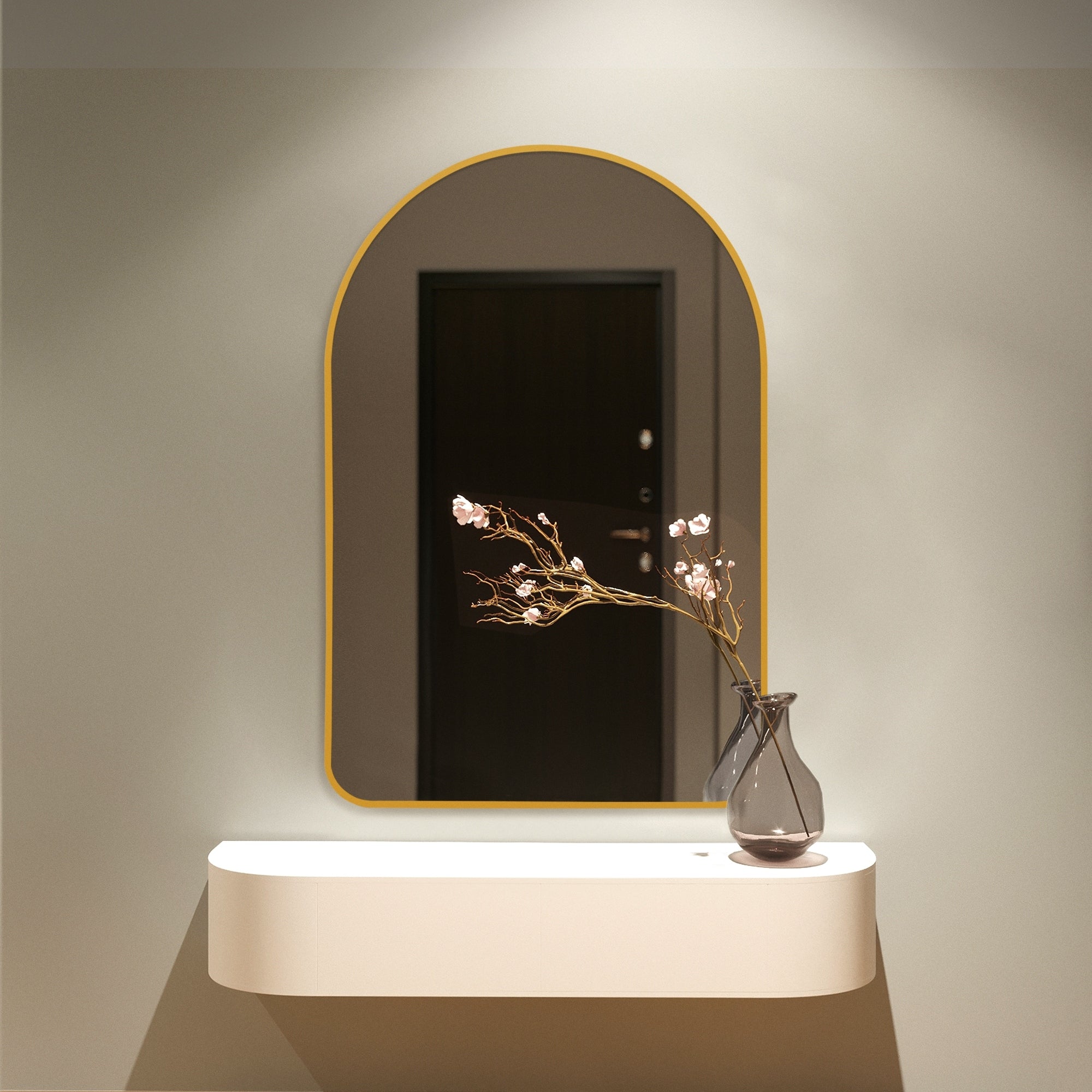 Modern Arch Bathroom Wall-mounted Mirror Vanity Mirror