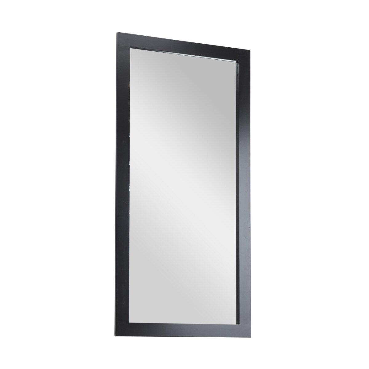 Wooden Rectangular Minimalistic Room Wall Mirror - White or Black - Roche River Decor