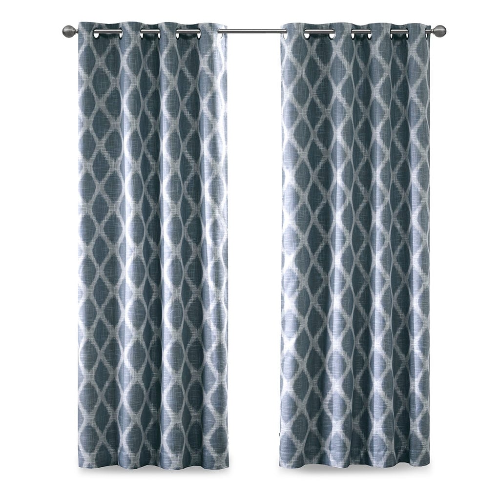 Printed Ikat Blackout Curtain Panel