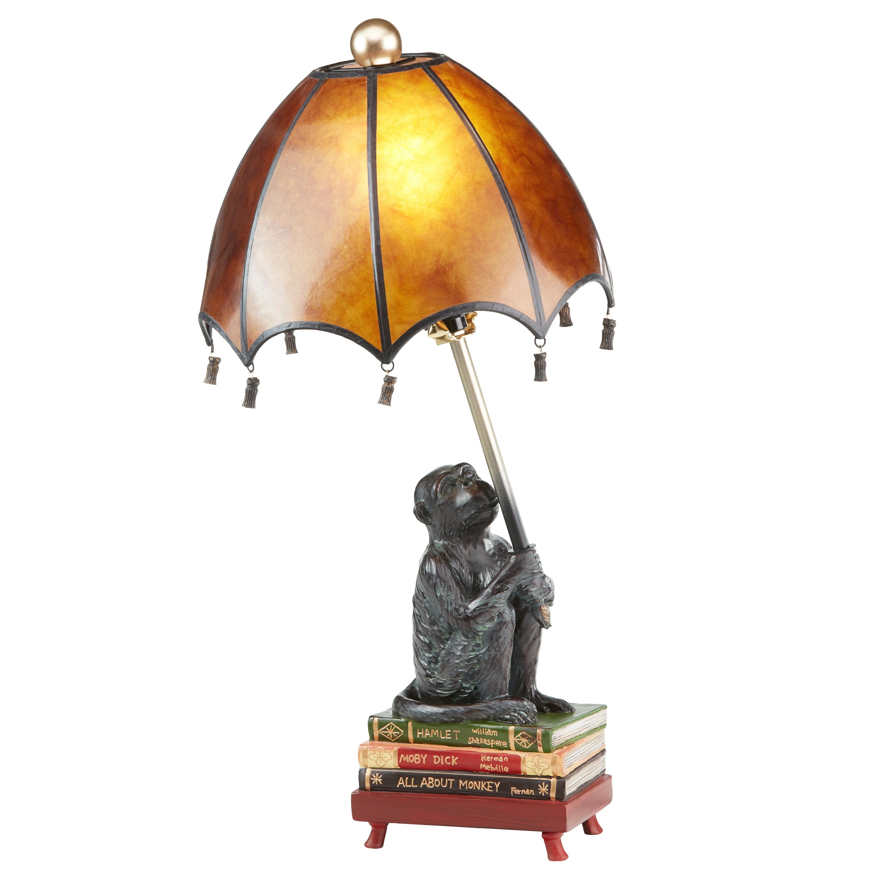 21.75H Intellectual Monkey Table Lamp - 11L x 11W x 21.75H