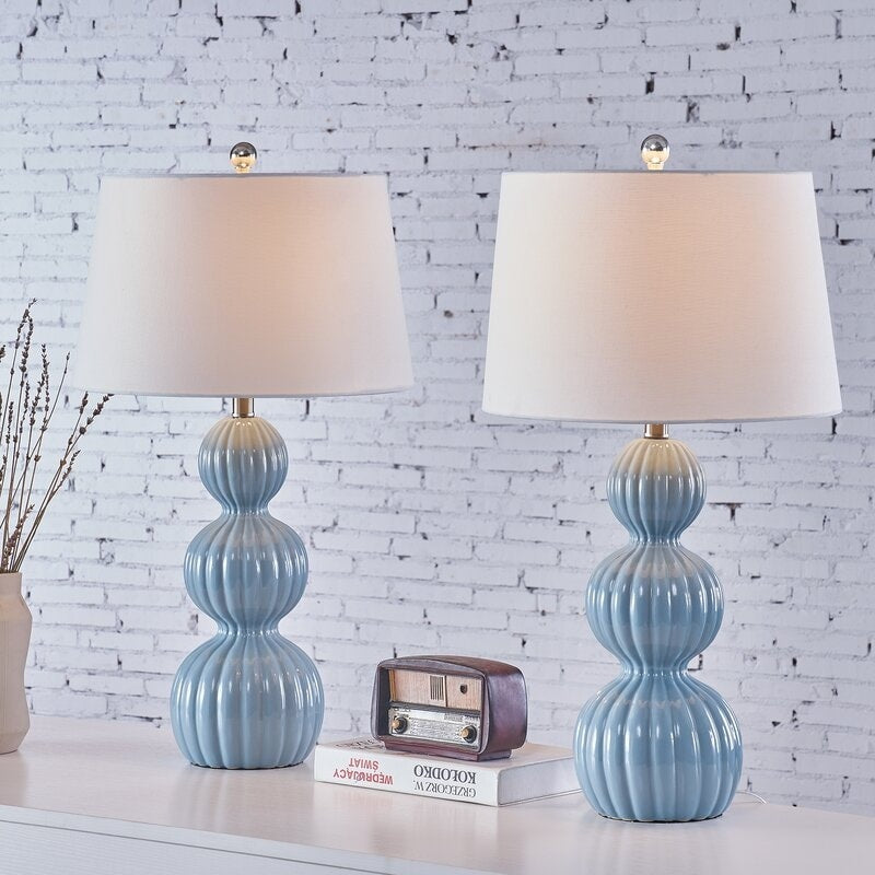 28 Ceramic Table Lamp Set (Set of 2)