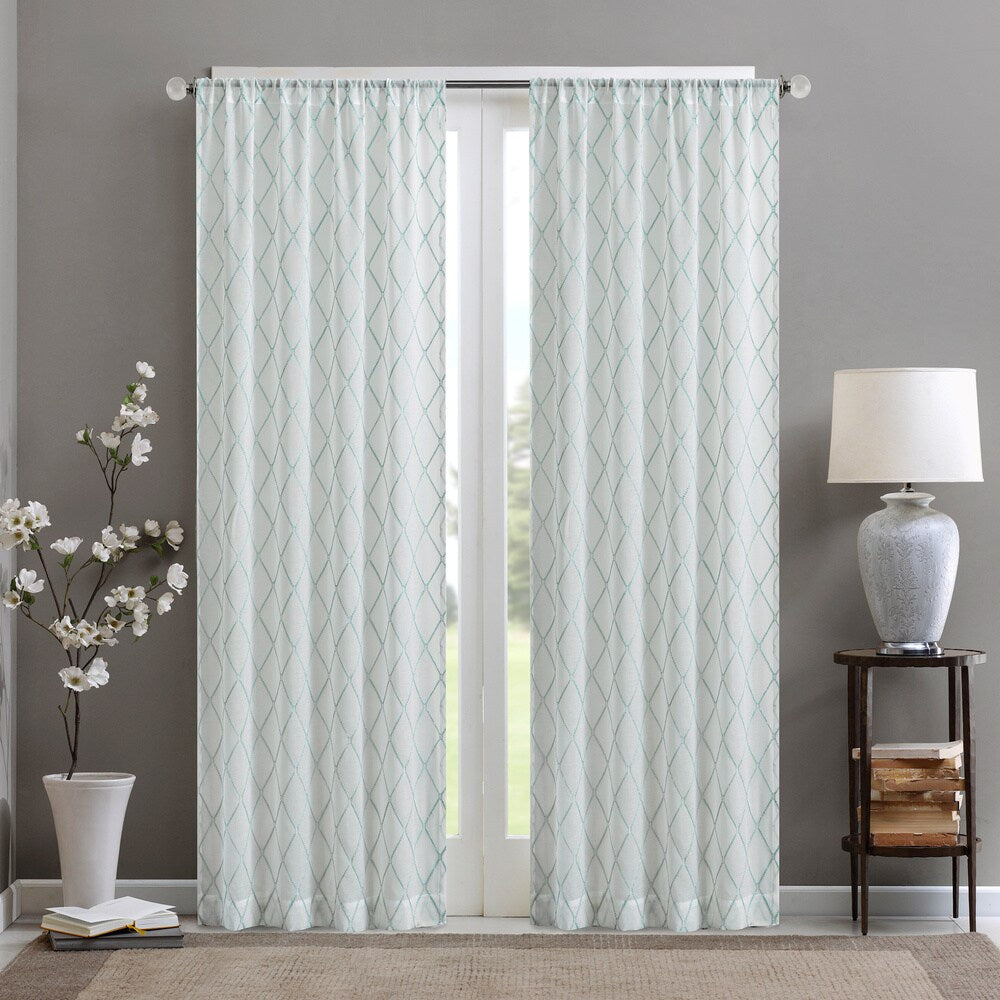 Diamond Sheer Curtains