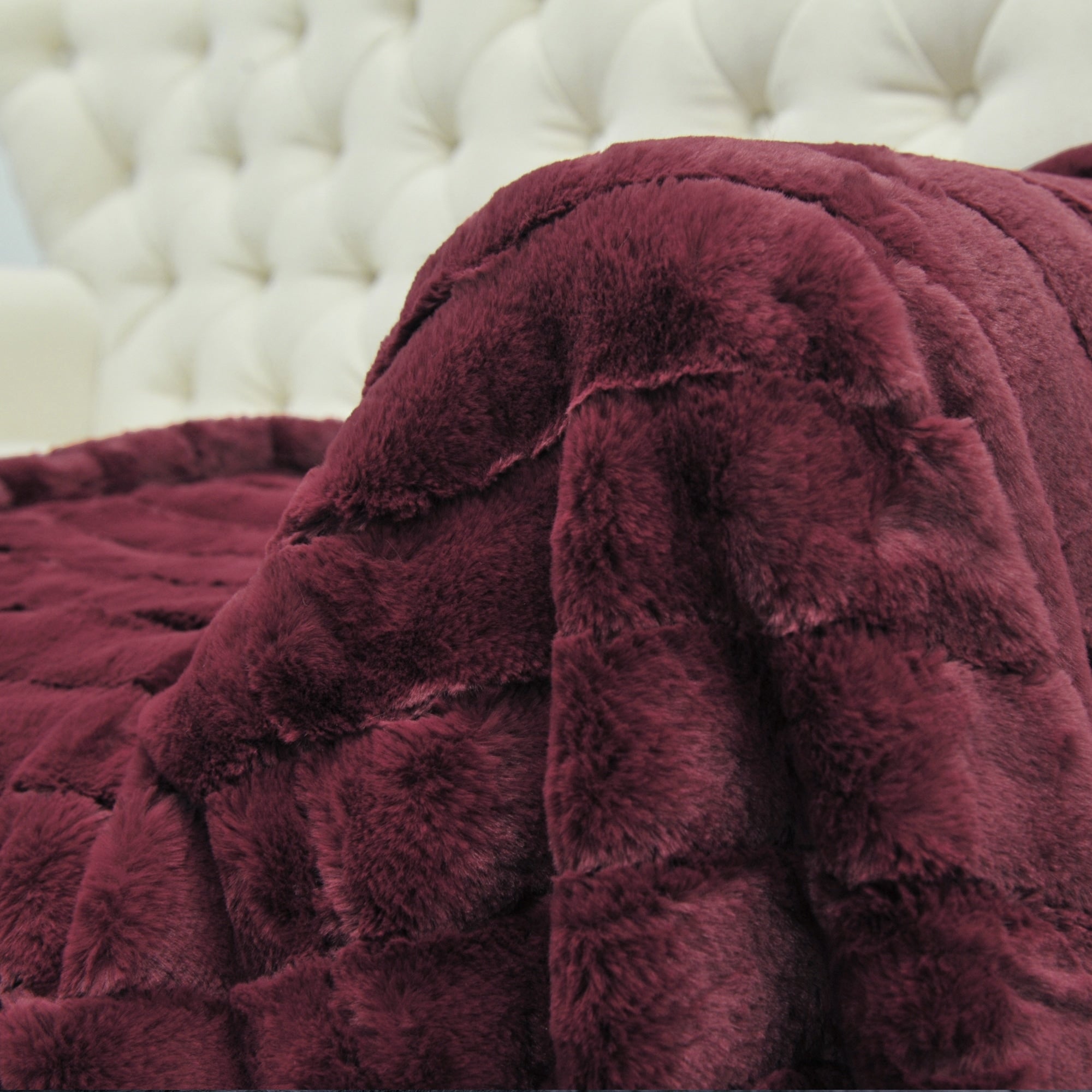 Solid Color SuperMink FauxFur Throw