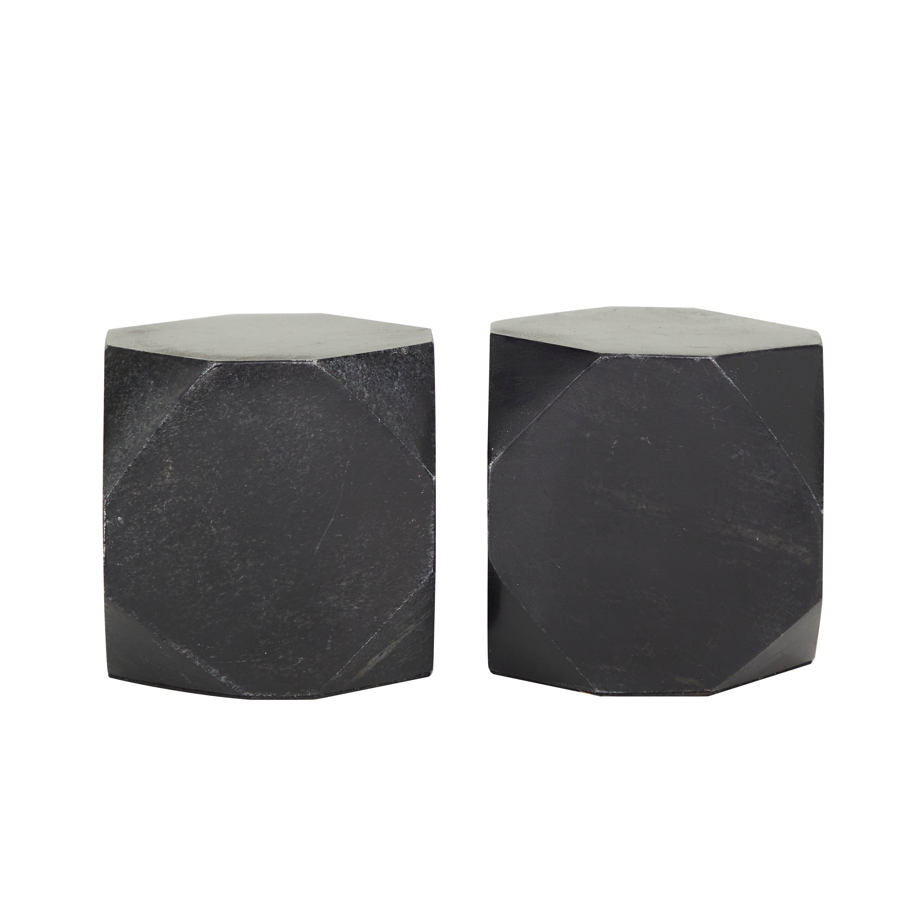 Marble Modern Bookends (Set of 2)