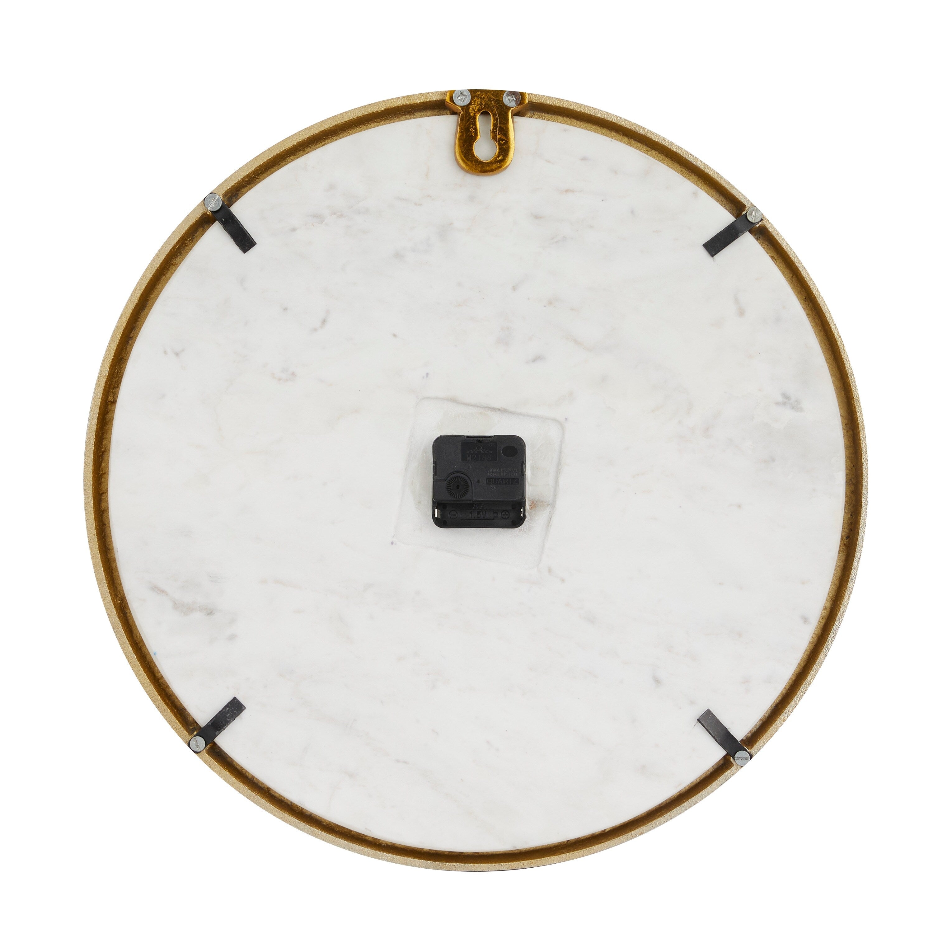 CosmoLiving by Cosmopolitan Marble Glam Wall Clock