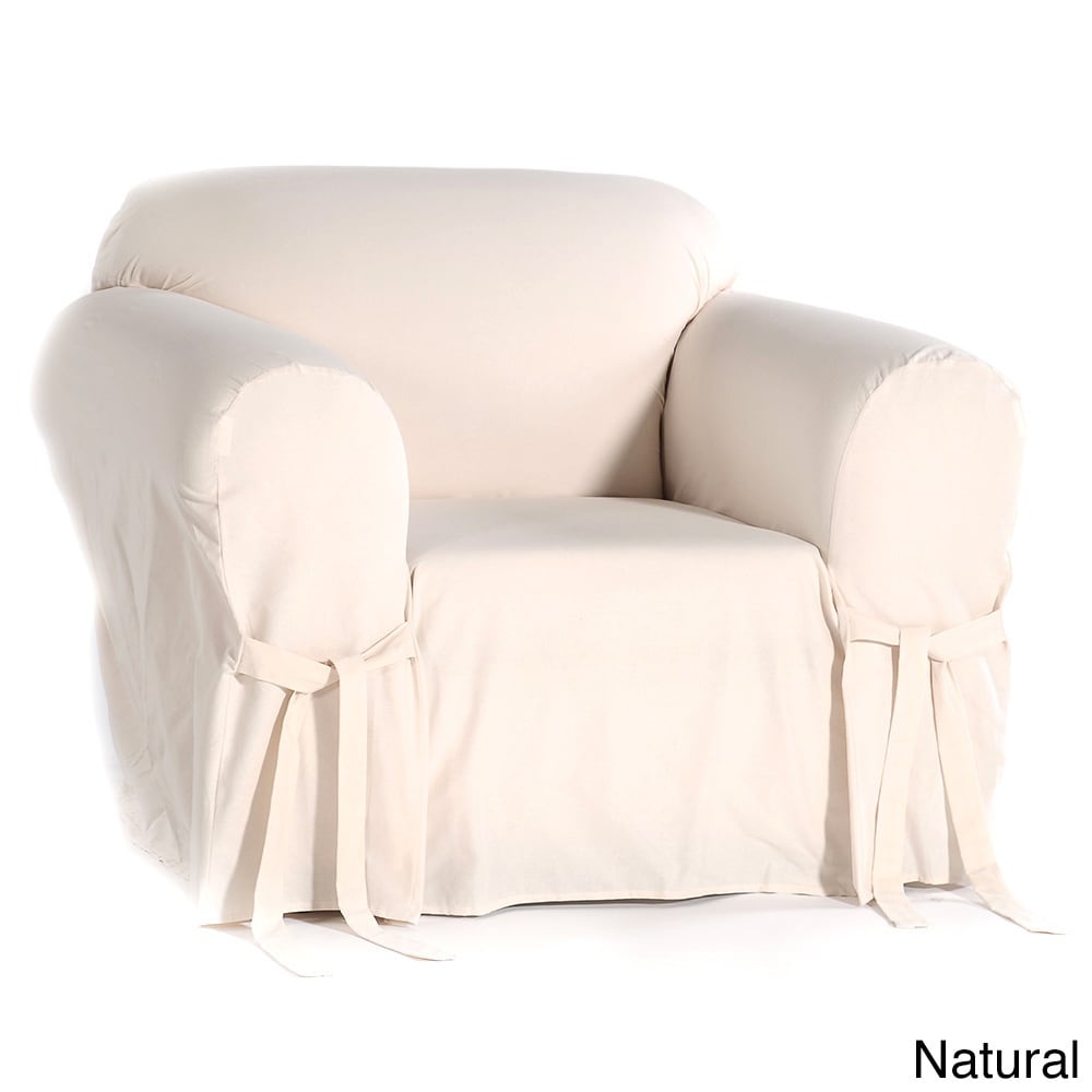 Classic Slipcovers Cotton Duck Chair Slipcover