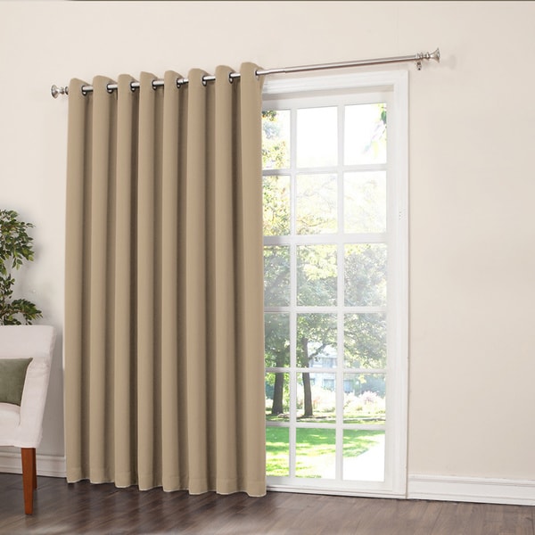 Porch & Den Nantahala Rod Pocket Room Darkening Patio Door Single Curtain Panel, Single Panel