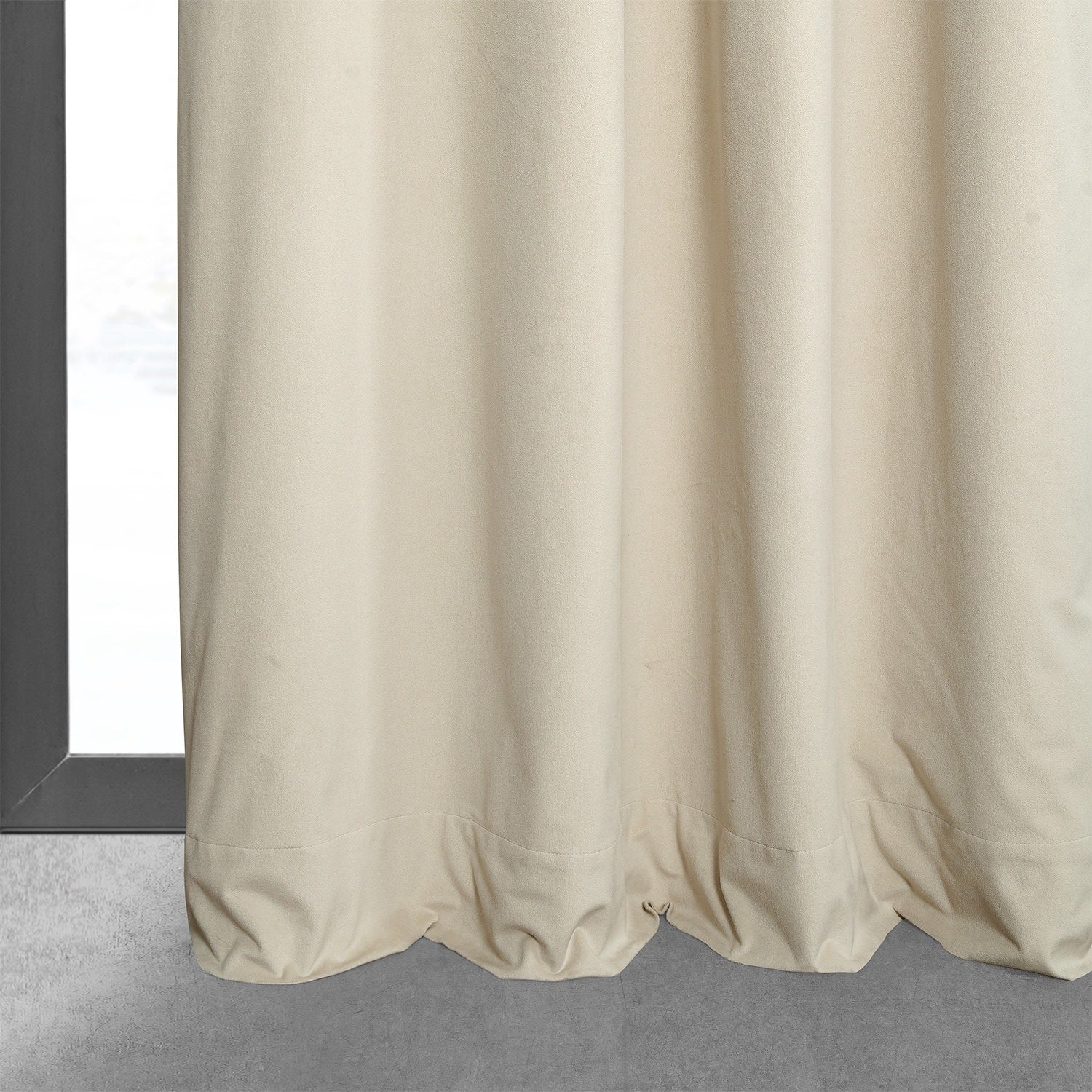 Exclusive Fabrics Signature Grommet Velvet Blackout Curtain (1 Panel)