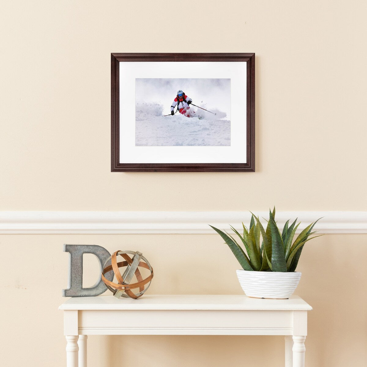 ArtToFrames Classic Waves 8x10 Inch Picture Frame, 1.00 Inch Wood Poster Frame Available in Multiple Colors (60823-8x10)