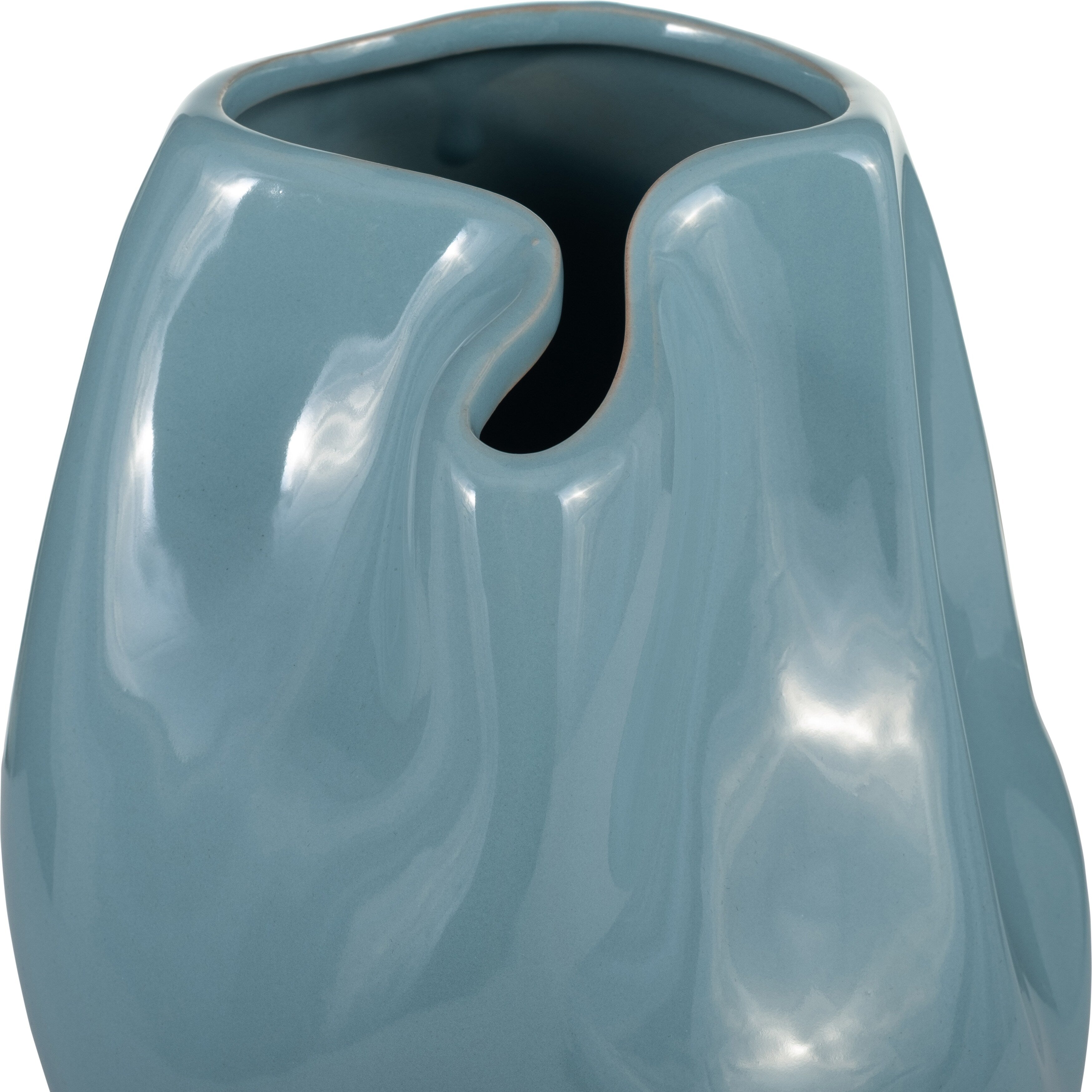 Sagebrook Home Ceramic Elegant Decorative Vase for Stylish Interiors