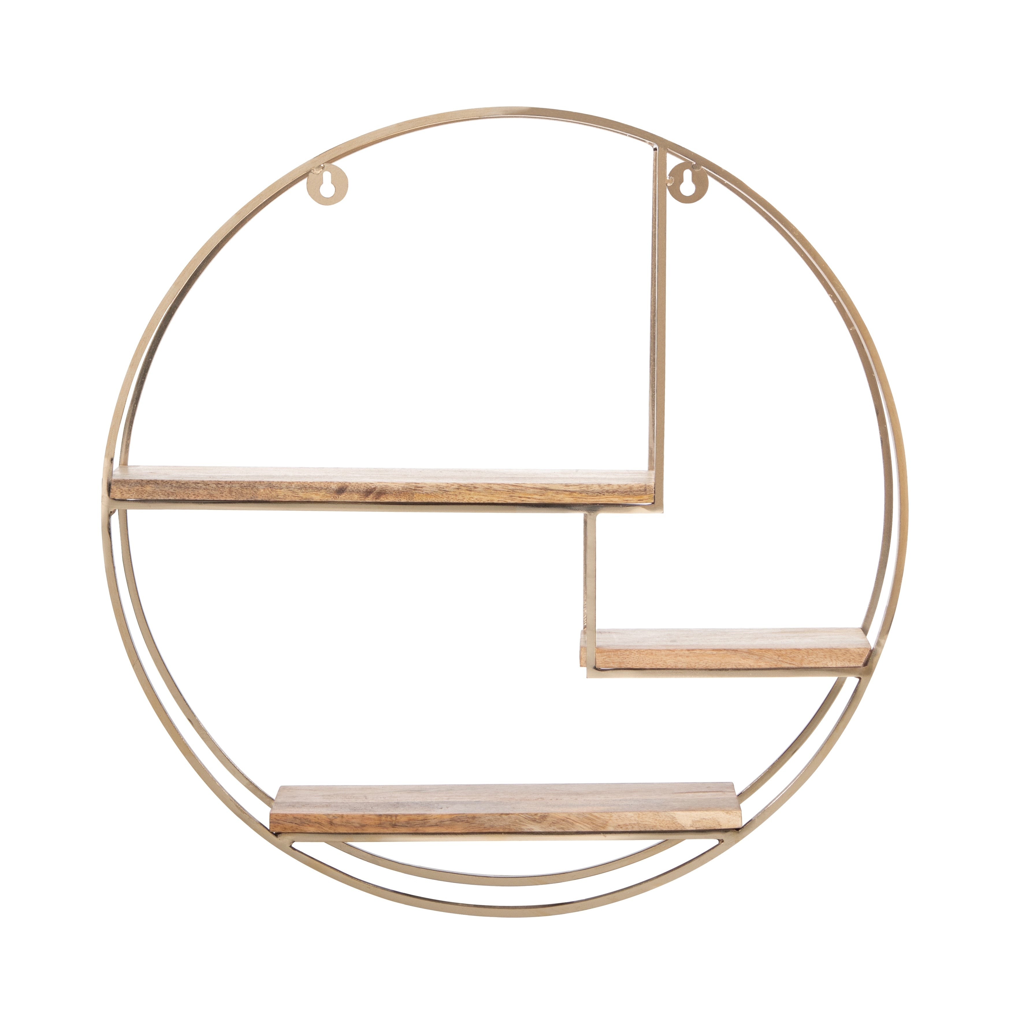 MH London Marly Round Floating Wall Shelf - 19.50 x 19.50 x 4.75