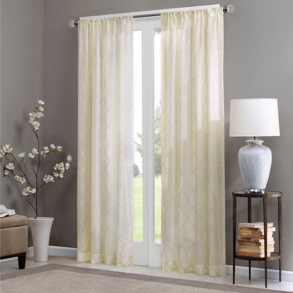 Diamond Sheer Curtains