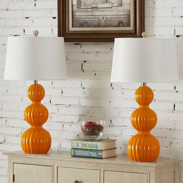 28 Ceramic Table Lamp Set (Set of 2)