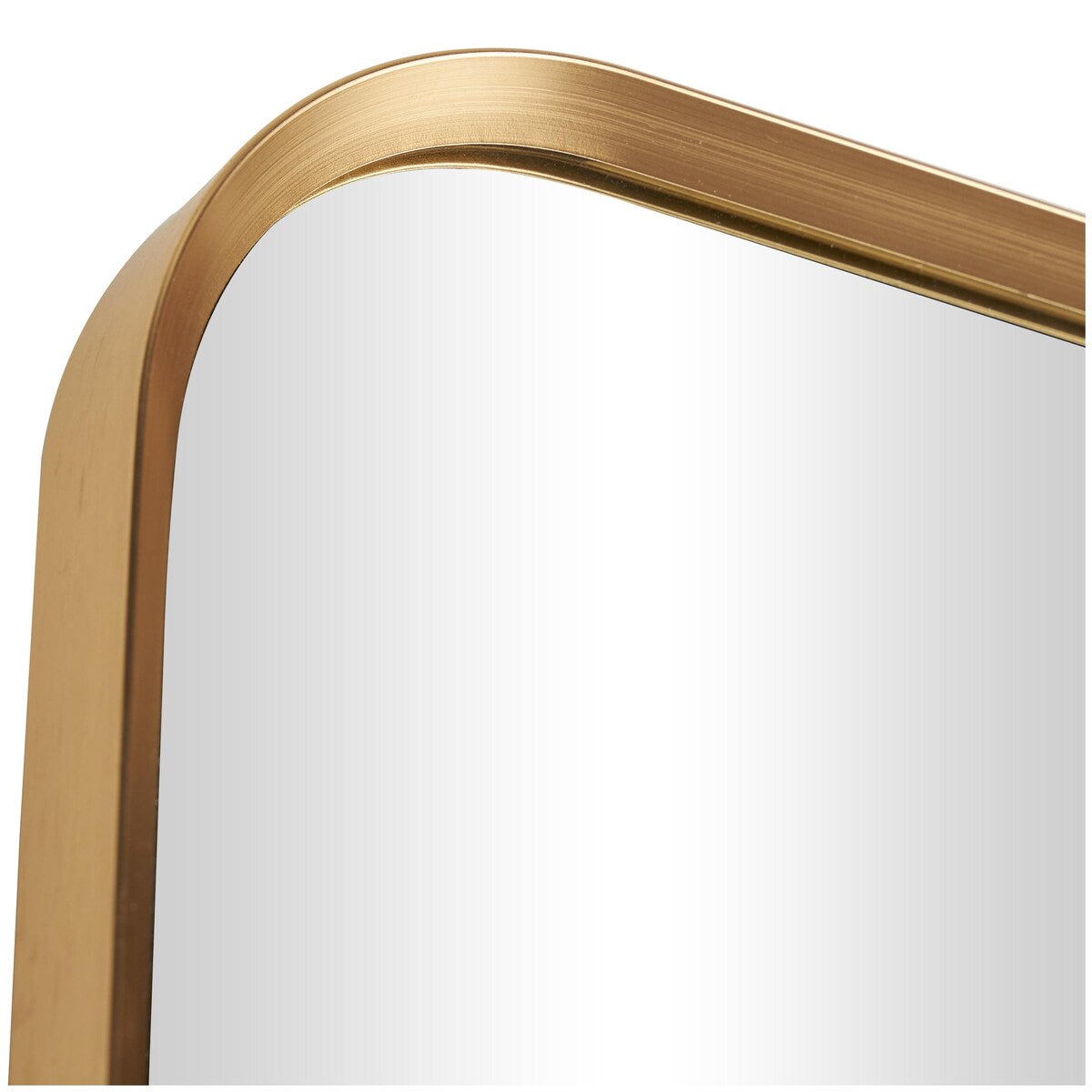 Metal Room Wall Mirror with Thin Frame - Gold - CosmoLiving by Cosmopolitan