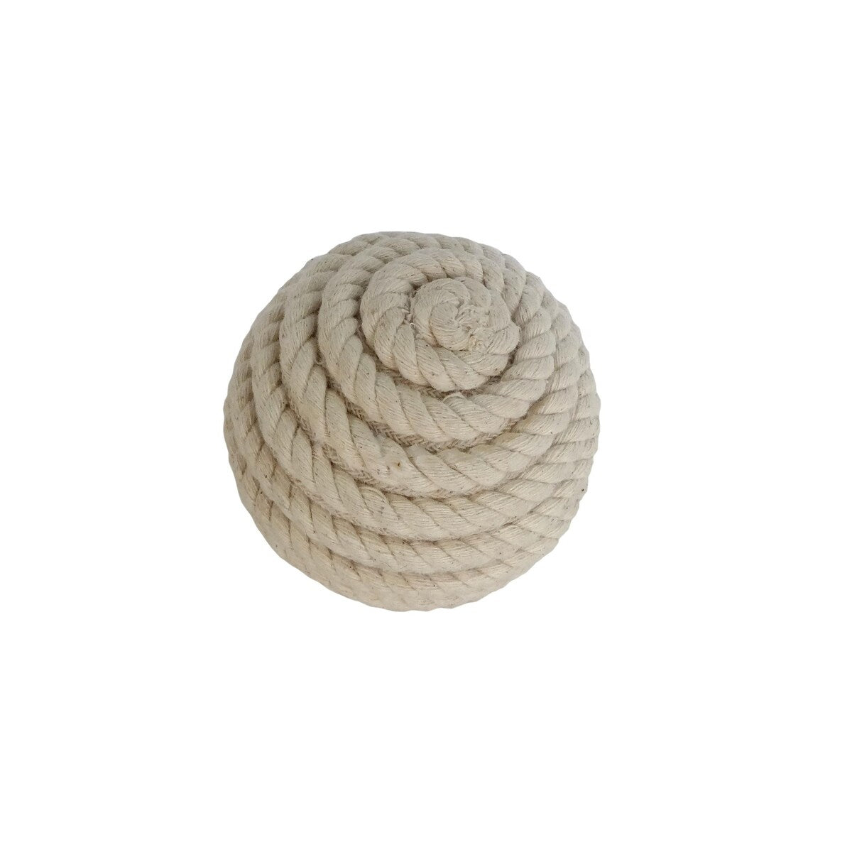 Jute Rope and Cotton Fabric Handmade Decorative Ball Orbs & Vase Filler - Set of 4 Brown or Blue - Roche River Decor