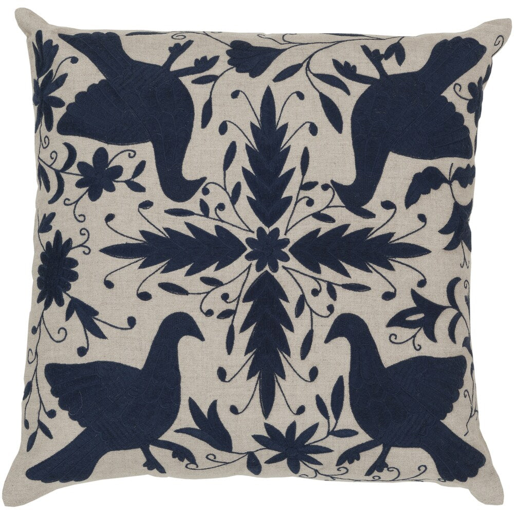 Decorative Calvert 20-inch Feather Down or Poly Filled Throw Pillow