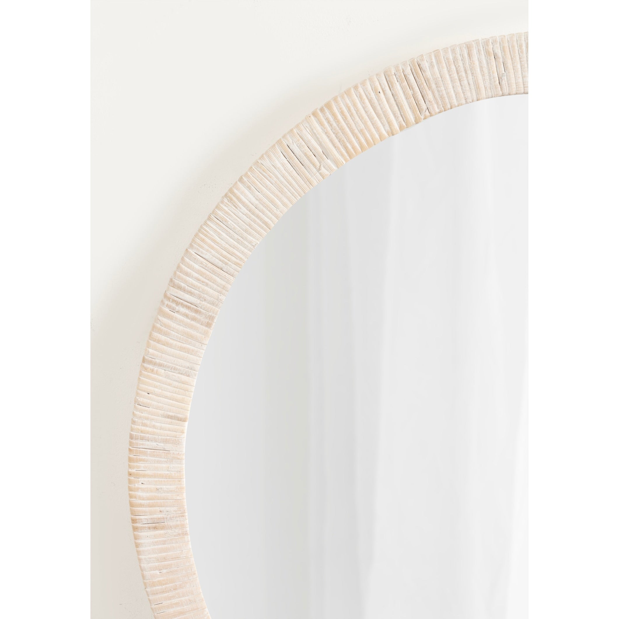 Kate and Laurel Rahfy Framed Wall Mirror - 28 Diameter