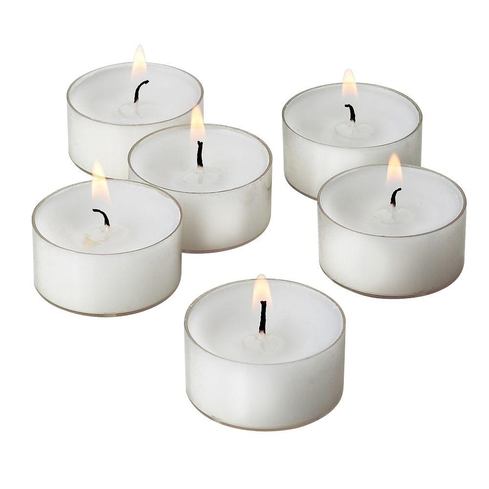 Afloral Wedding Decorations 30 Pieces Tealight Candles White