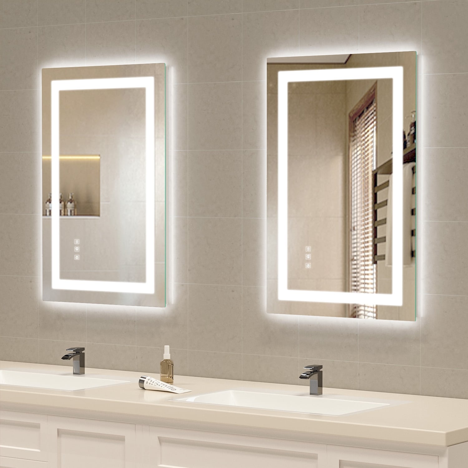 LED Mirror Backlit Front Lighted Bathroom Vanity Mirror