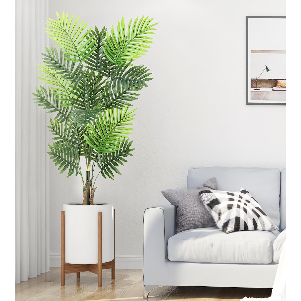 1/2 pack 4/6/7ft Artificial Palm Tree