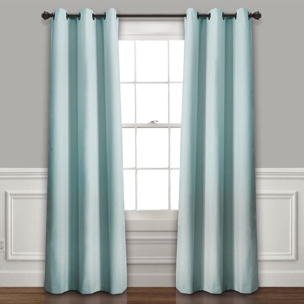 Lush Decor Absolute Blackout Window Curtain Panel Pair