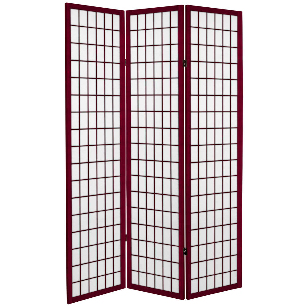 6-foot Tall Canvas Window Pane Room Divider