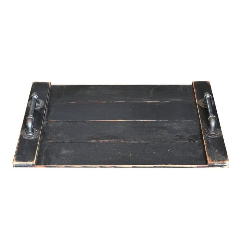 Farmhouse Noodle Board Rustic Wood Stove Top Cover with Handles