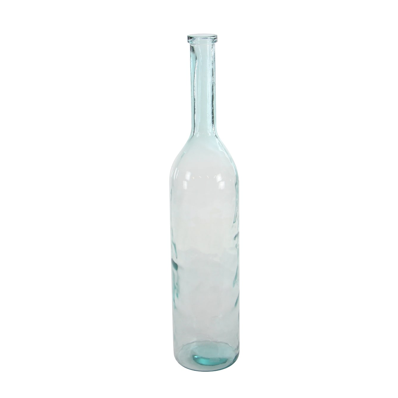 Recycled Glass Bottle Vase Collection Made in Spain - Multiple Sizes - Clear, Blue, Teal, Green