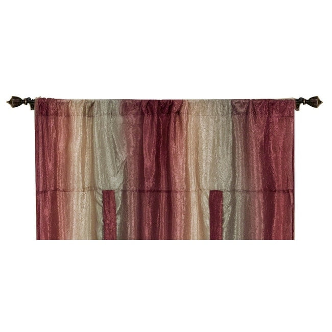 Jc Penny Ombre Tie-Up Shade - Burgundy