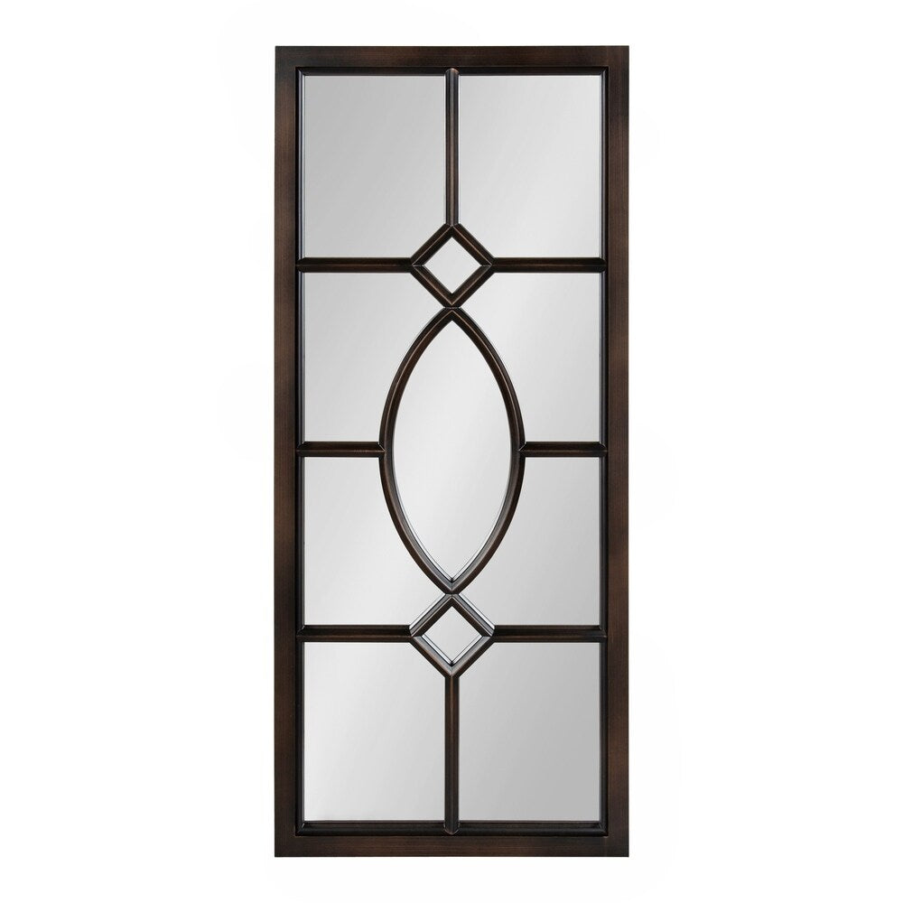 Kate and Laurel Cassat Window Wall Accent Mirror - 13x30