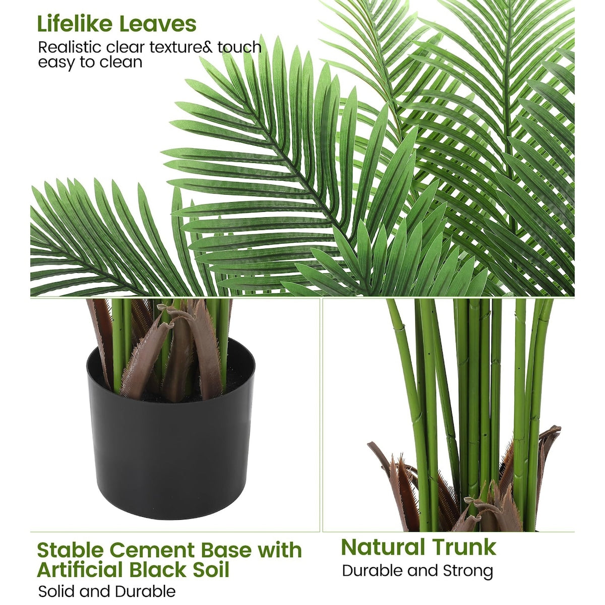 1/2 pack 4/6/7ft Artificial Palm Tree