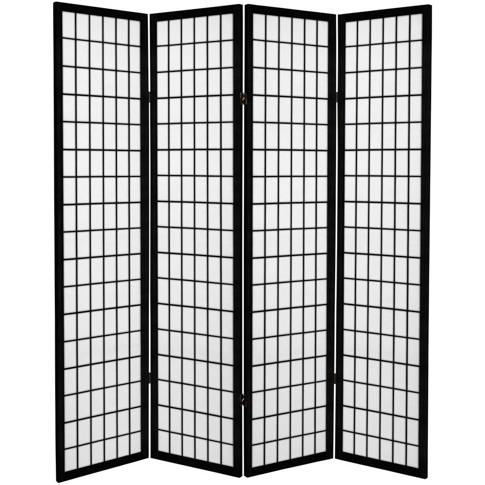 6-foot Tall Canvas Window Pane Room Divider