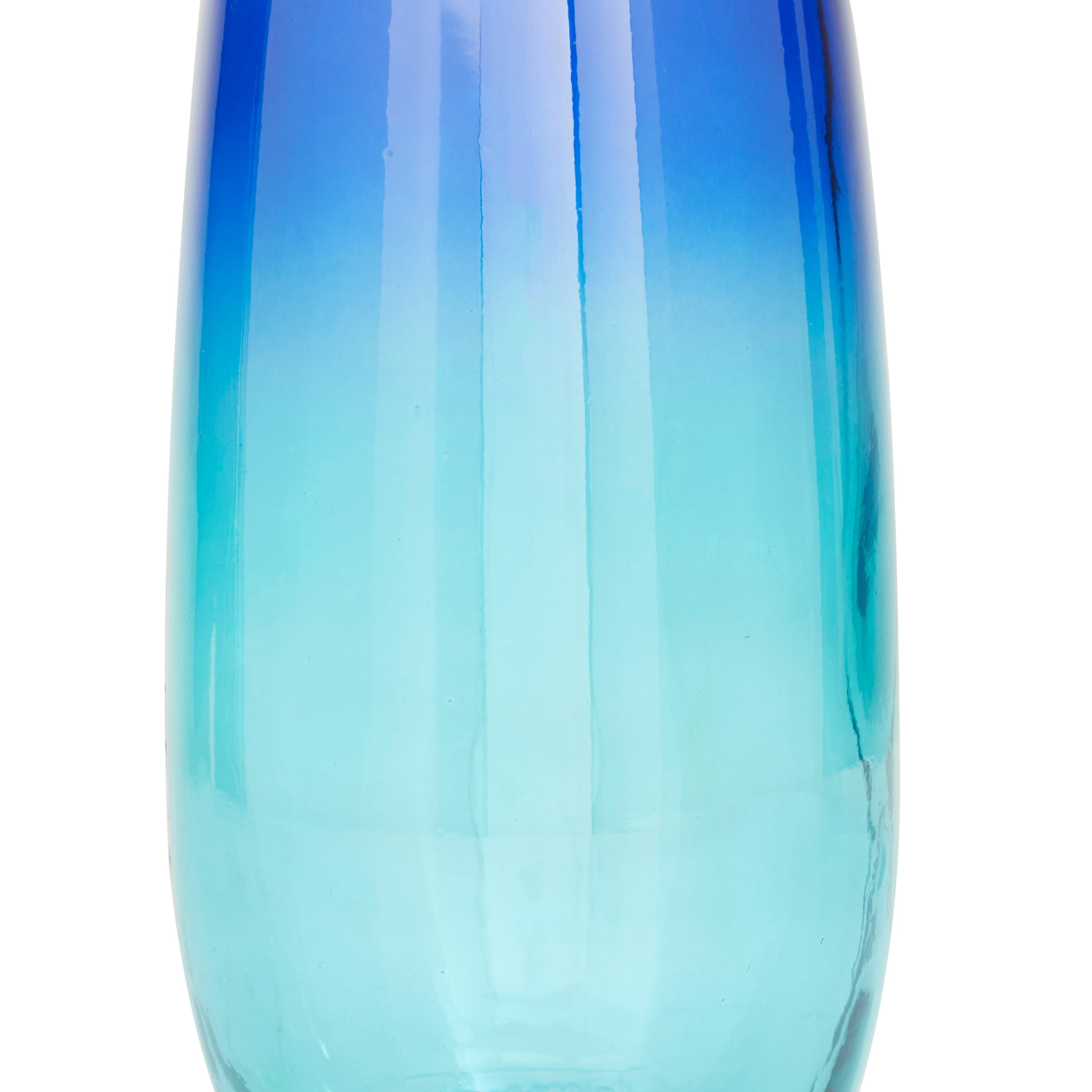 Recycled Glass Bottle Vase Collection Made in Spain - Multiple Sizes - Clear, Blue, Teal, Green