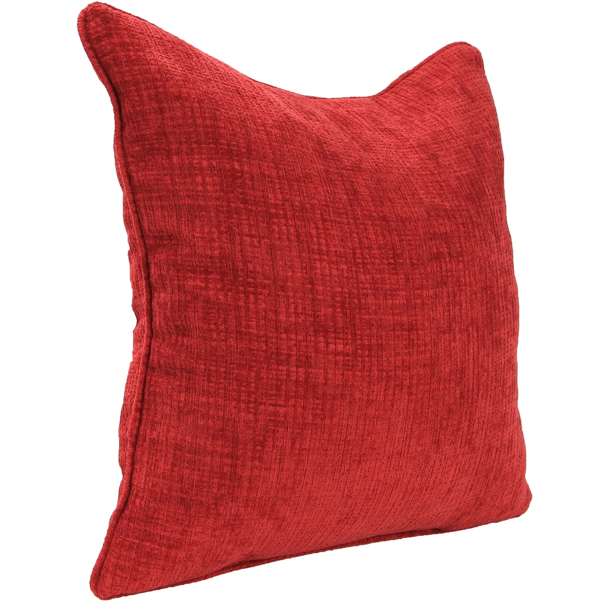 18 x 18 Hatched Solid Indoor Throw Pillow with Welt