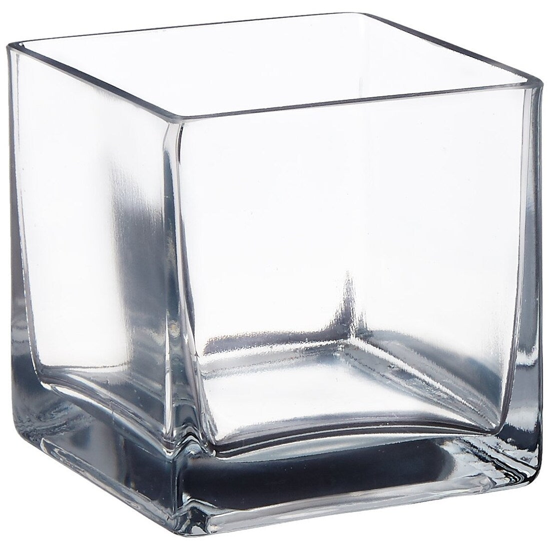 Afloral Clear Cube Glass Vase 5 x 5