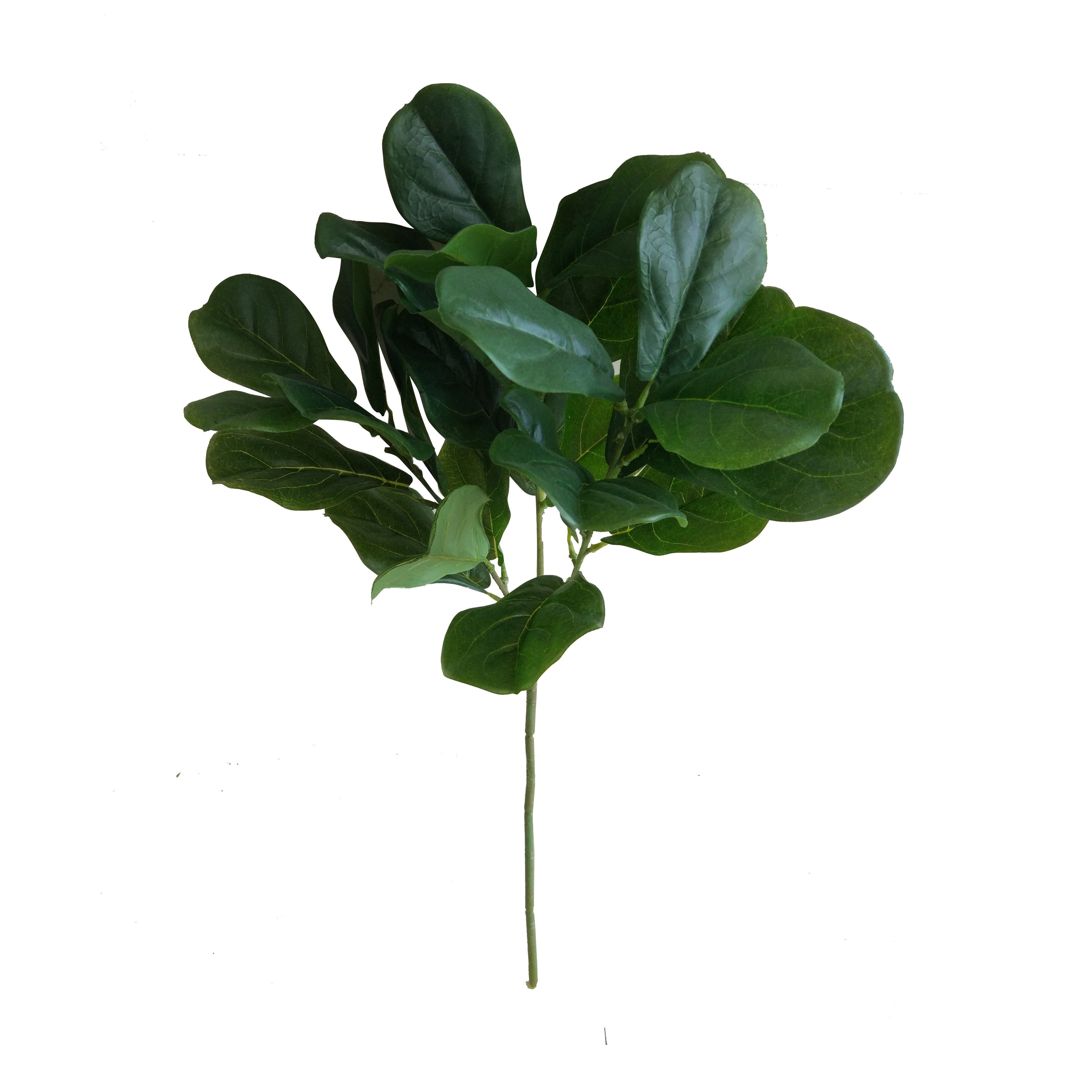 A&B Home 27-inch Dark Green Fiddle Leaf Branch