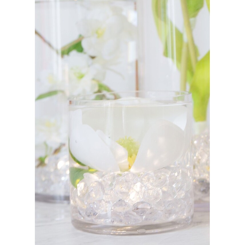 Afloral Clear Cylinder Glass Vase 5 x 5