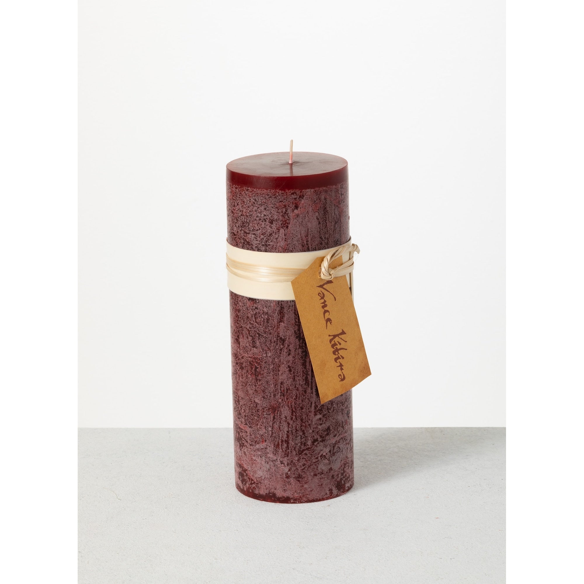 9 Vance Kitira Timber Pillar Candle