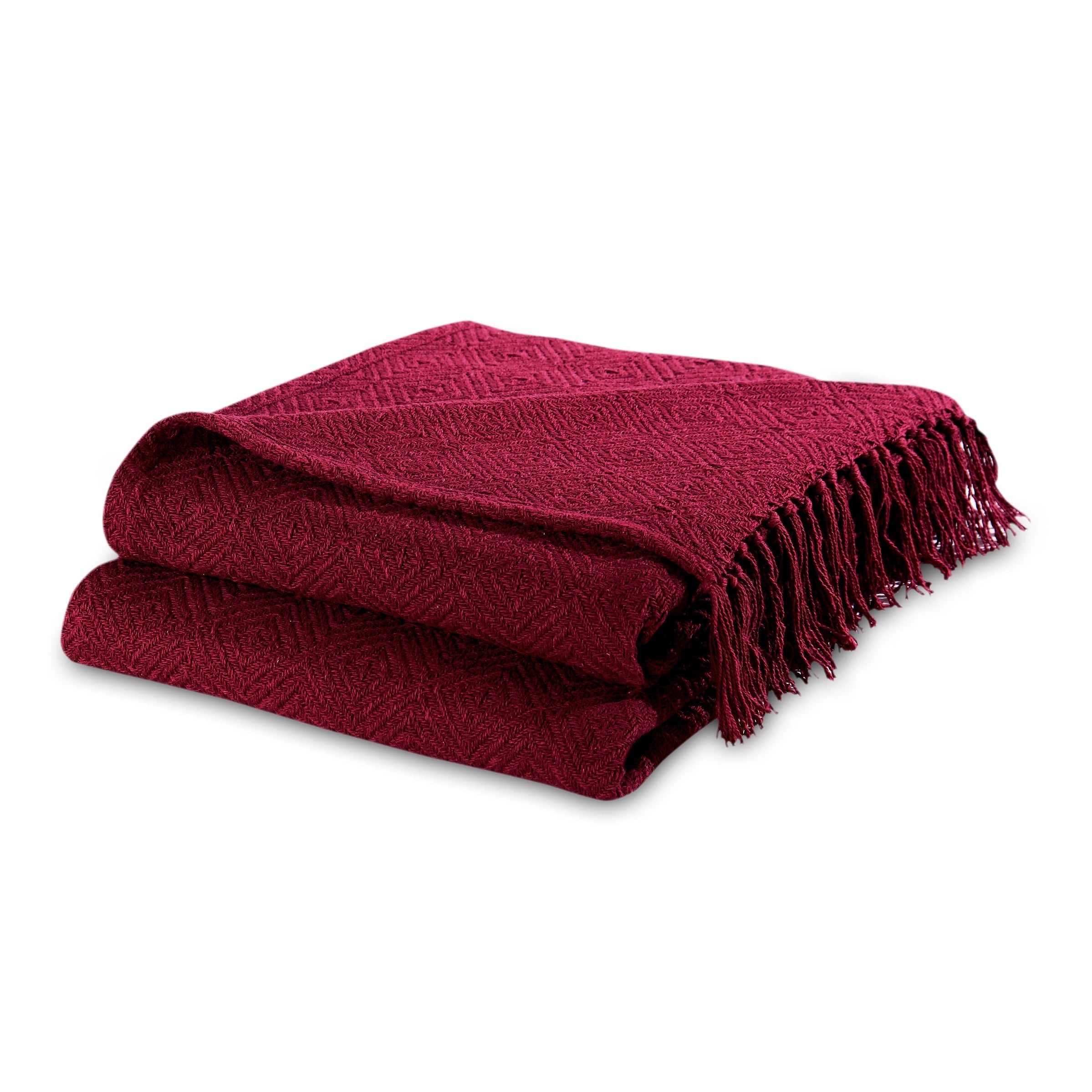 Luxurious 100-percent Cotton All Season Soft Throw Blanket (Set of 2)