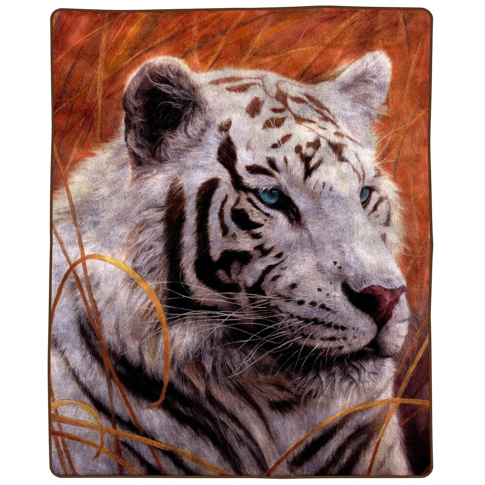 Porch & Den Galbraith Wildlife Heavy Plush Throw Blanket