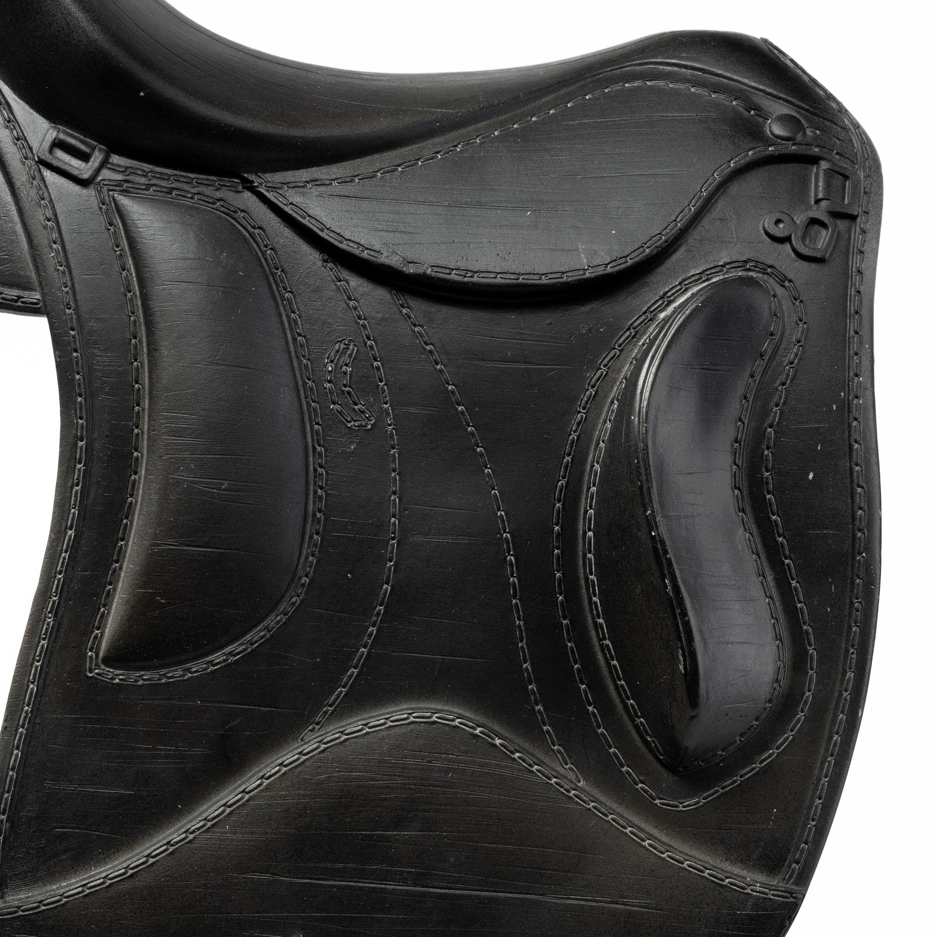 Colt I Black Resin & Metal Western Horse Saddle